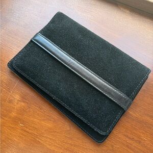 Madewell Black Suede Clutch